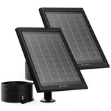 6W Solar Panel for For Ring Camera – Black Frame