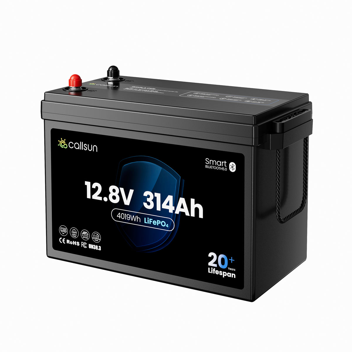 12.8v 314Ah Group 24 LiFePO4 Battery