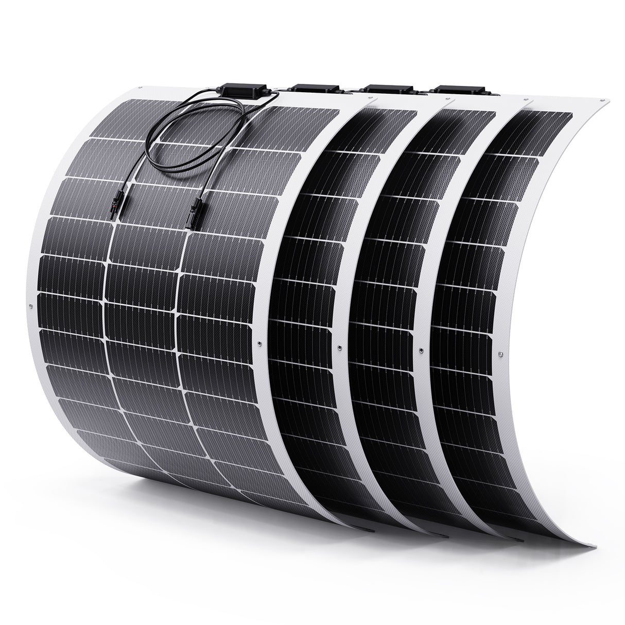 100W Flexible Solar Panel – White Frame