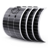 100W Flexible Solar Panel – White Frame