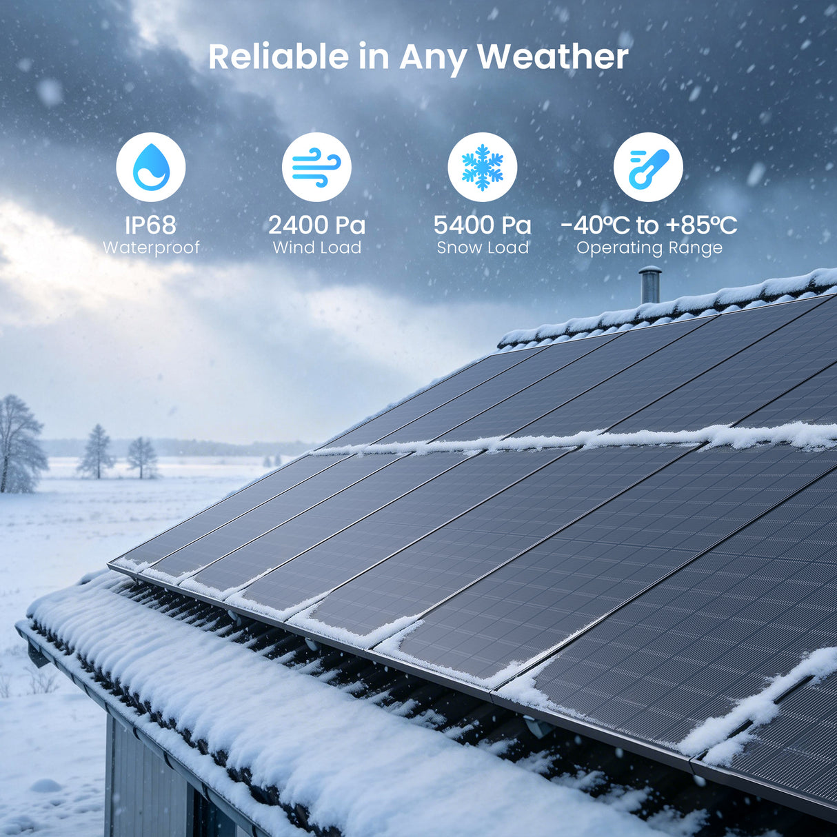 450W N-Type Solar Panel(2 pcs)