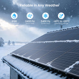 450W N-Type Bifacial Solar Panel - White Glass
