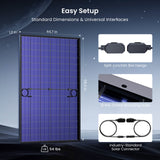 450W N-Type Solar Panel(2 pcs)