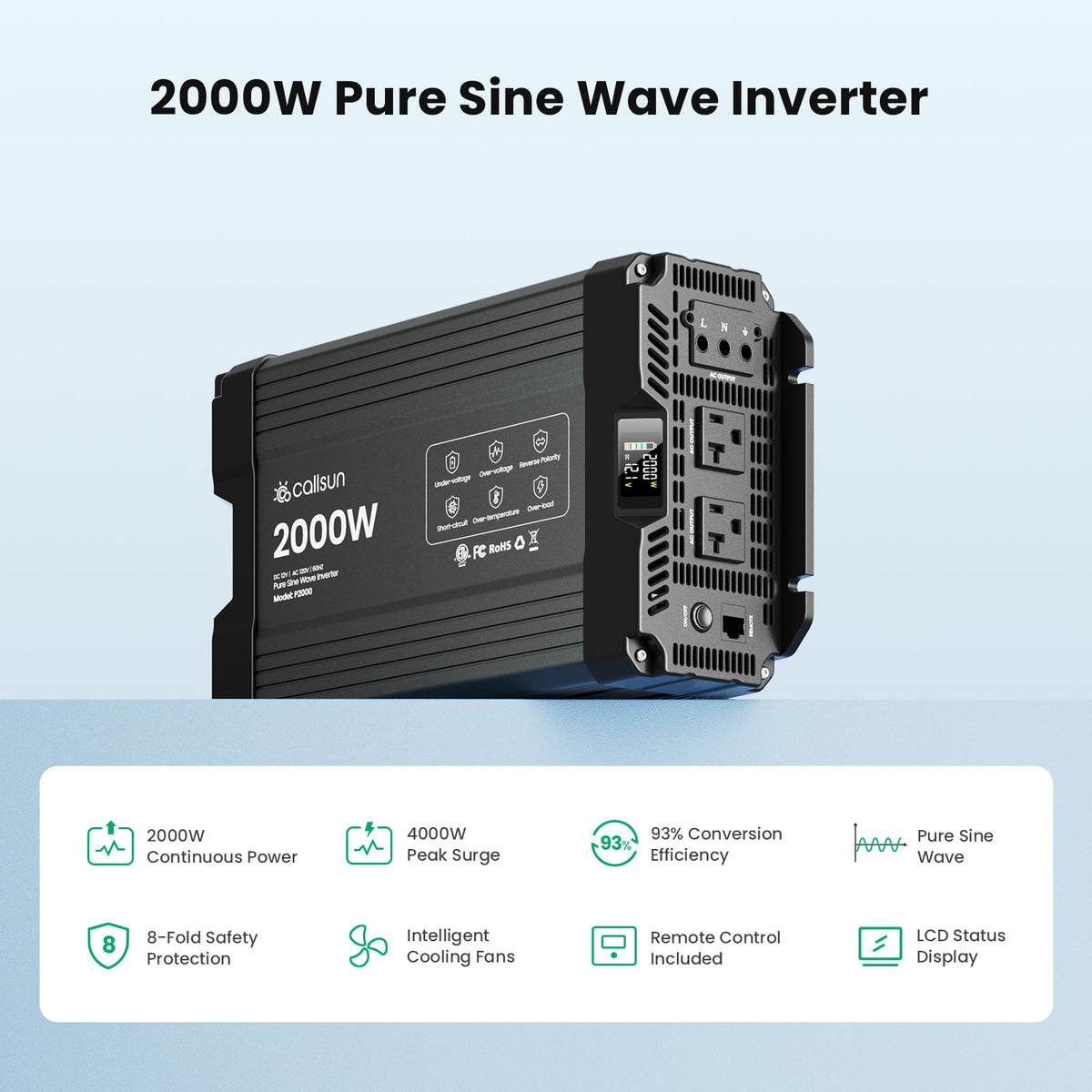 800W 12V Complete Solar Panel Kit