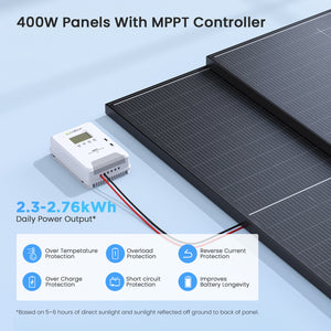 400W 12V Solar Panel Kit