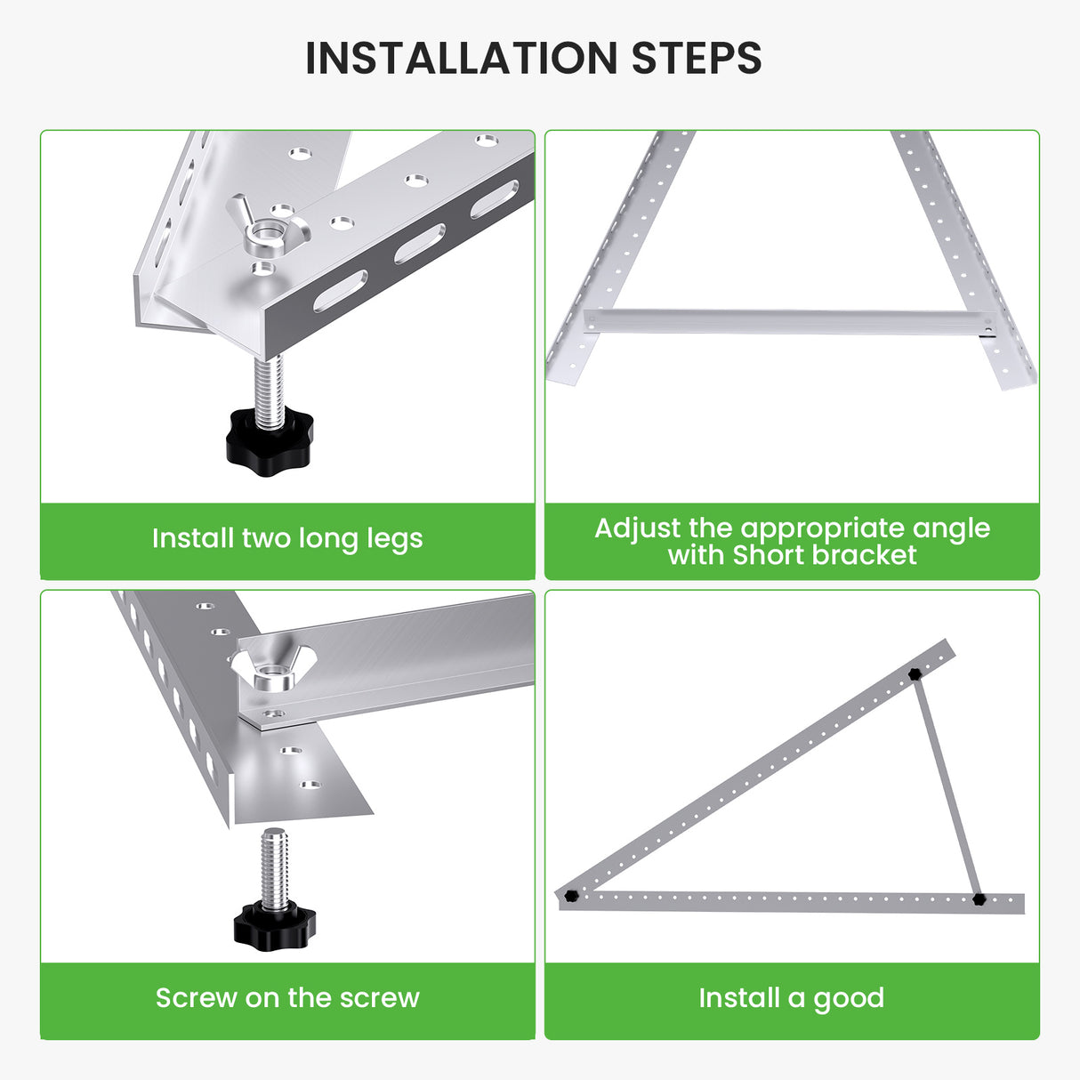 41in Adjustable Solar Panel Mount Brackets