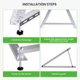 41in Adjustable Solar Panel Mount Brackets