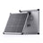 Callsun 50W N-Type Solar Panel – Silver Frame showing 16BB cells and back junction box for 50 watt solar panel RV and off-grid charging.
