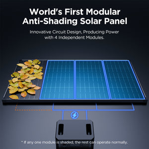 215W N-Type Anti-Shading Bifacial Solar Panel