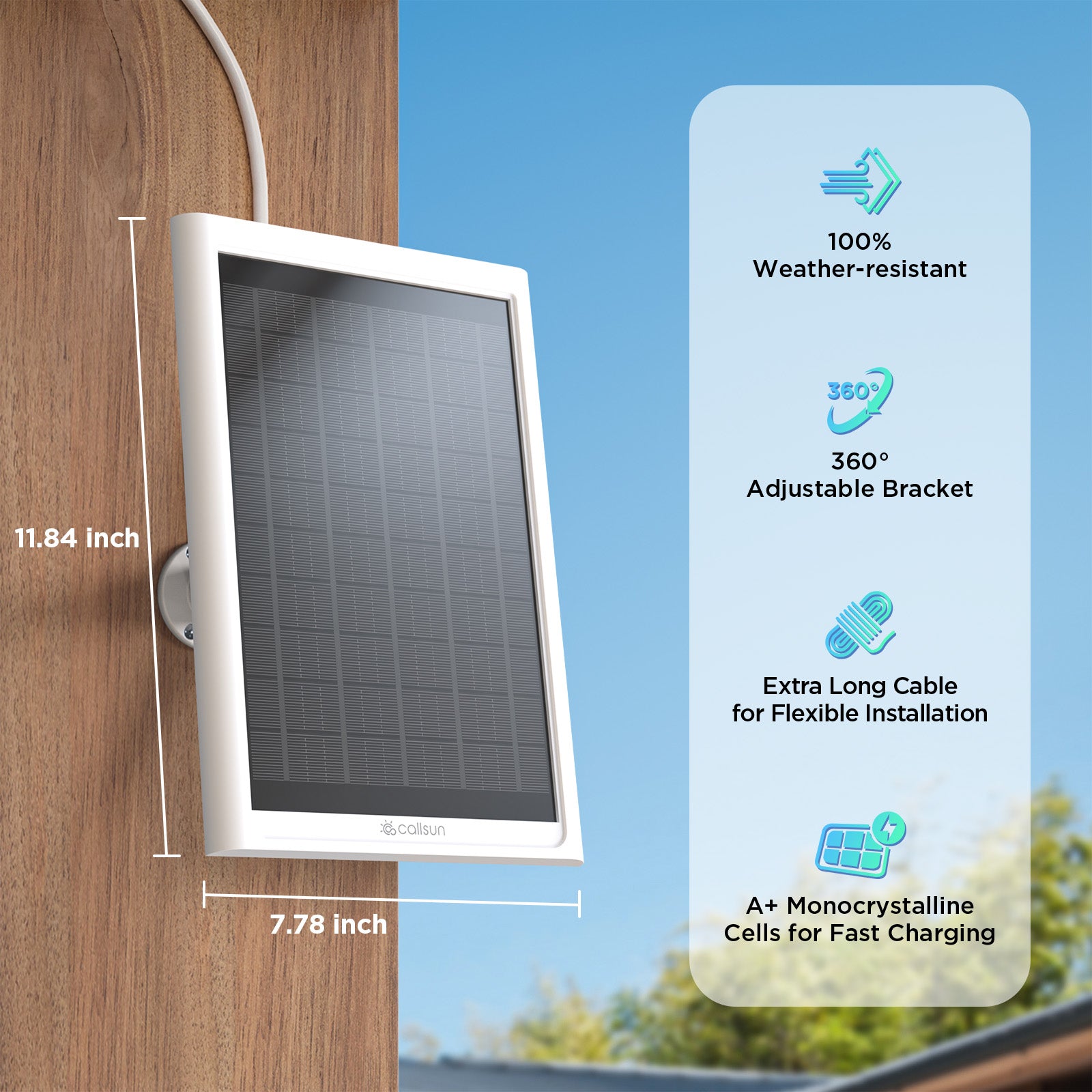 Callsun 6W Solar Panel Charger