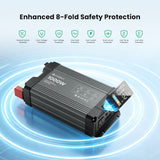 1000W Pure Sine Wave Inverter 12V DC to 120V AC