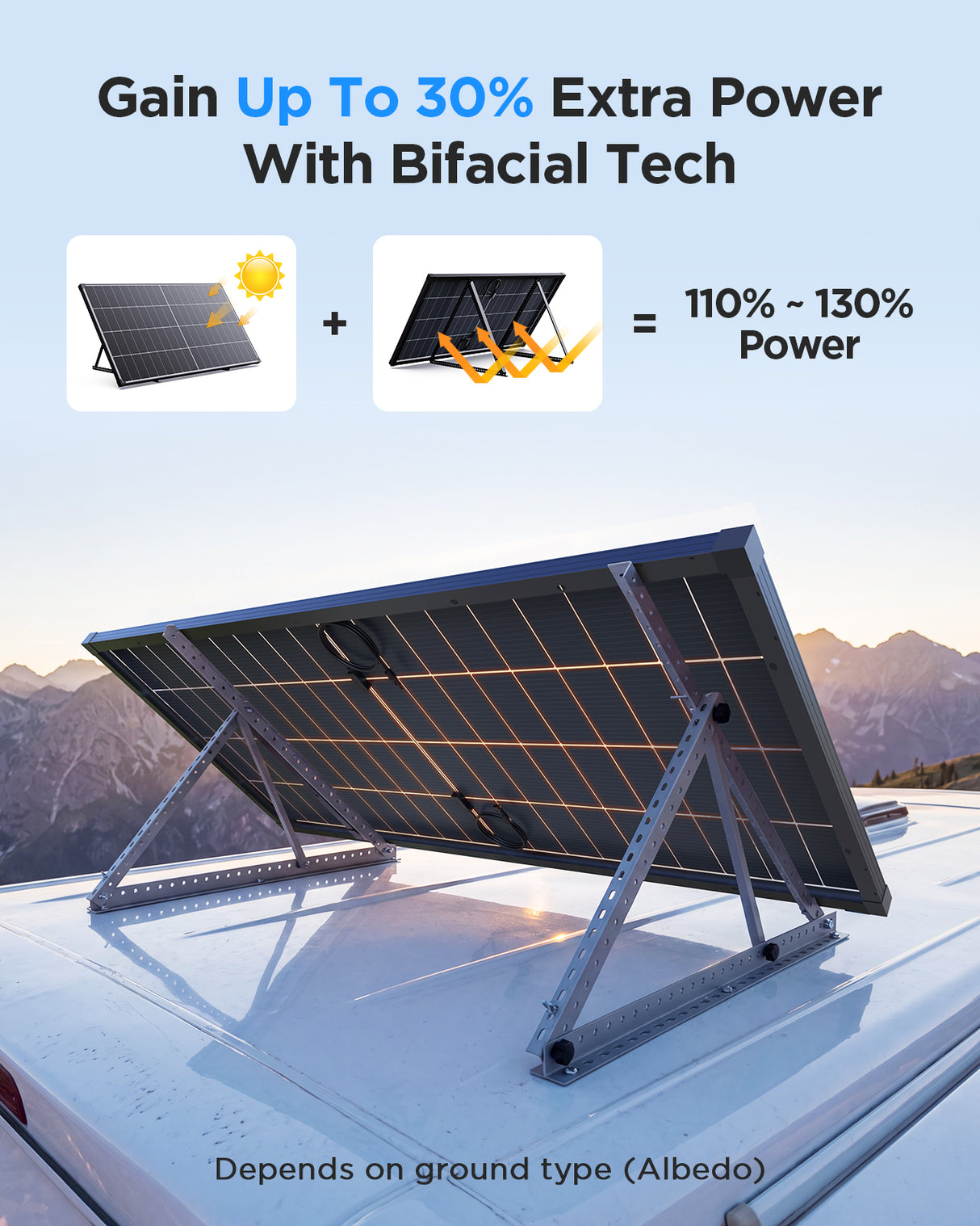 275W N-Type Bifacial Solar Panel