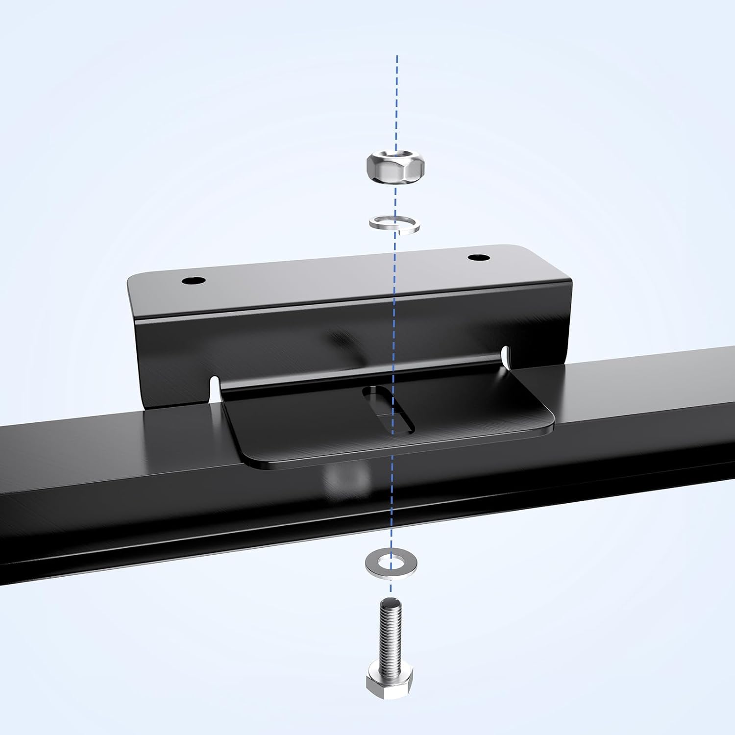 Mounting Z Brackets for Solar Panels 2 Set (4 Units Z Brackets)