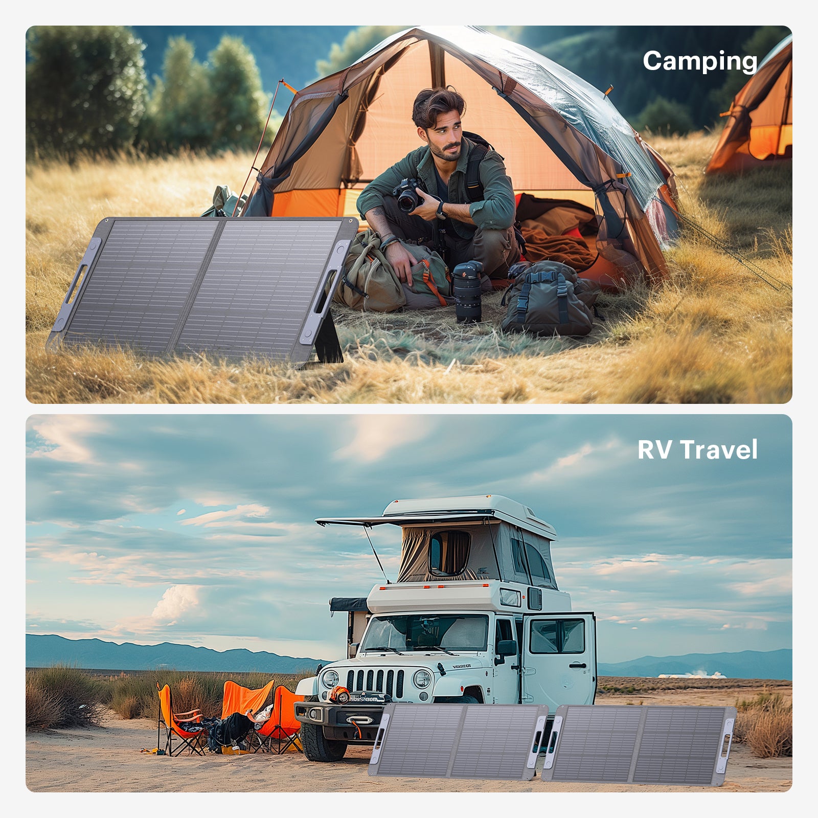 Callsun 100W Portable Stitched Solar Panel