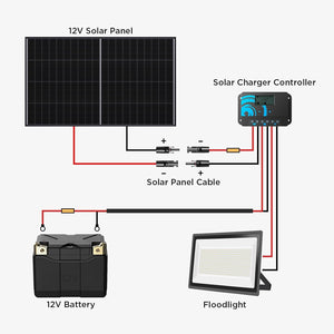 20FT 10AWG Solar Panel Extension Cable