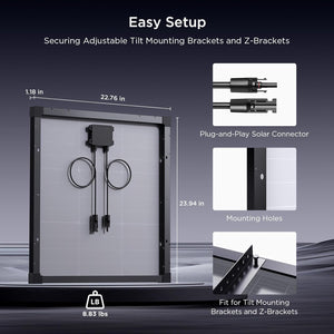 50W N-Type Solar Panel