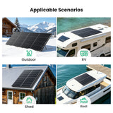 400W 12V Complete Solar Panel Kit