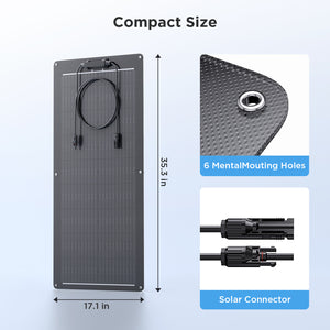 50W Flexible Solar Panel