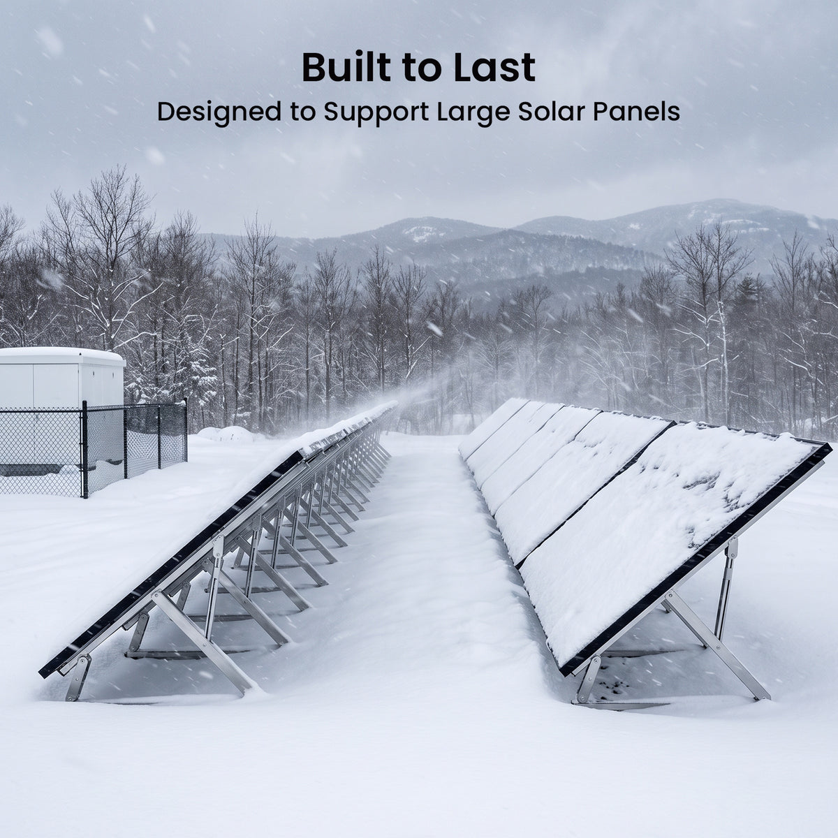 44in Solar Panel Tilt Mount Brackets