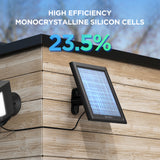 2.4W Solar Panel for For Ring Camera – Black Frame