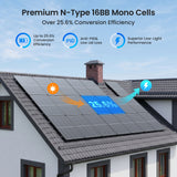 210W N-Type Bifacial Solar Panel