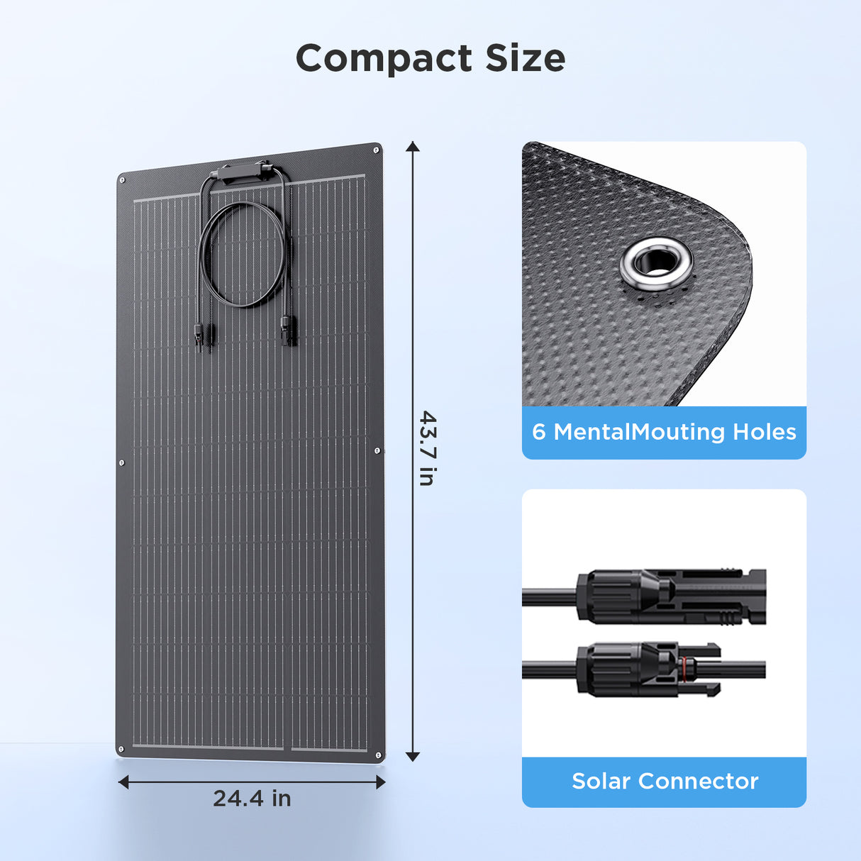 100W Flexible Solar Panel