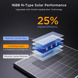200W N-Type Bifacial Solar Panel