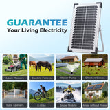 Callsun 7.5W Solar Trickle Charger for maintaining 12V batteries on lawn mowers, electric fences, gate openers, and chicken coops.