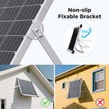 30W 12V Solar Battery Maintainer & Trickle Charger