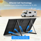 215W N-Type Anti-Shade Bifacial Solar Panel