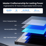 210W N-Type Bifacial Solar Panel