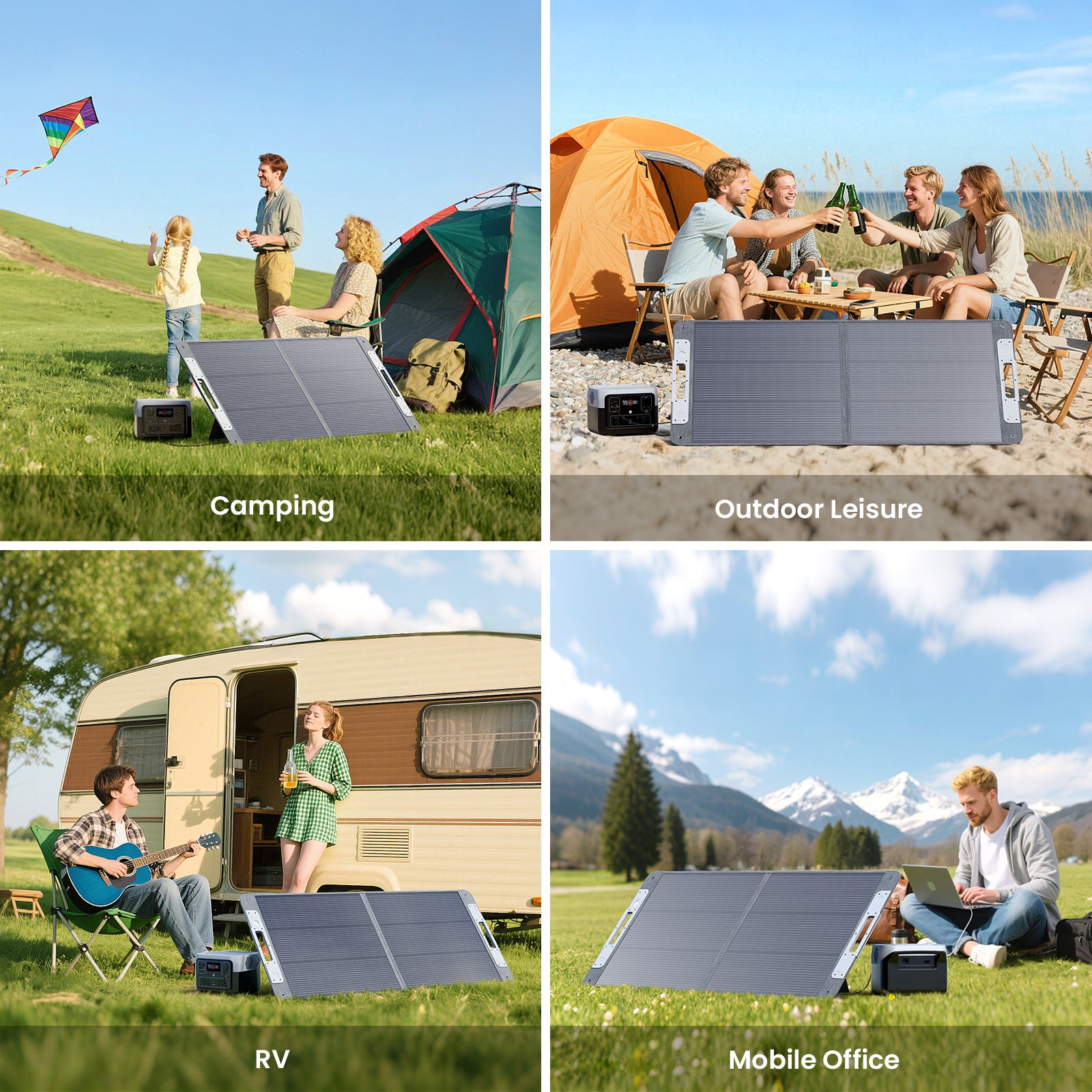 110 W 19.8 V Foldable Solar Panel