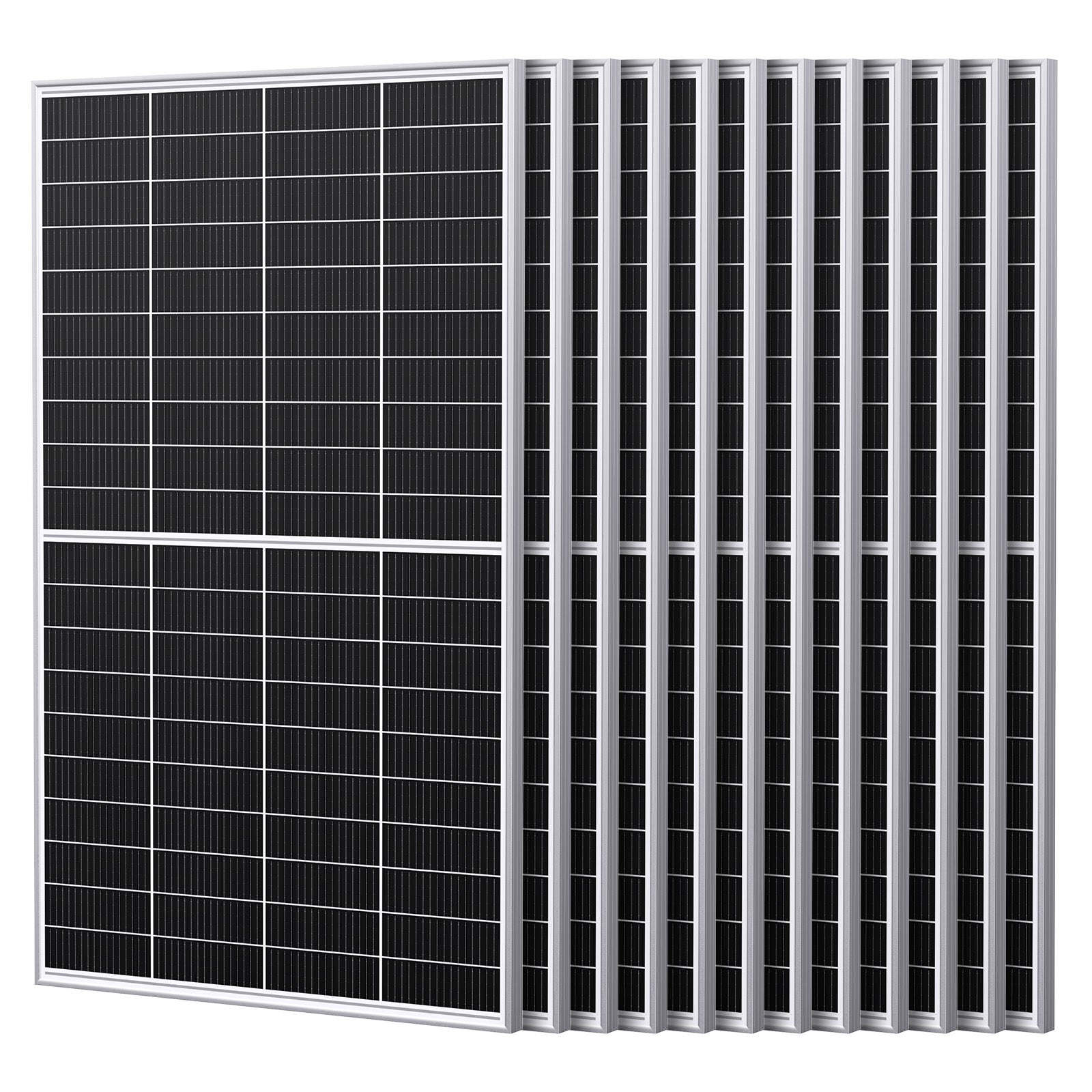 200W N-Type Anti-Shading Bifacial Solar Panel – Silver Frame