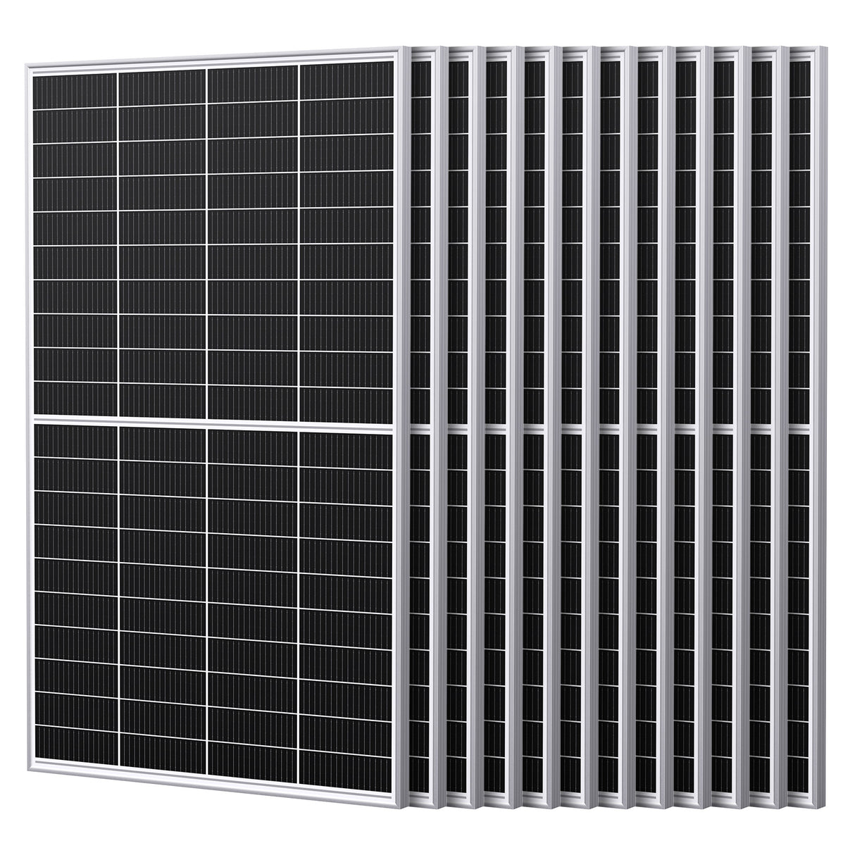 200W N-Type Anti-Shading Bifacial Solar Panel – Silver Frame