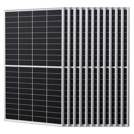 200W N-Type Bifacial Solar Panel – Silver Frame