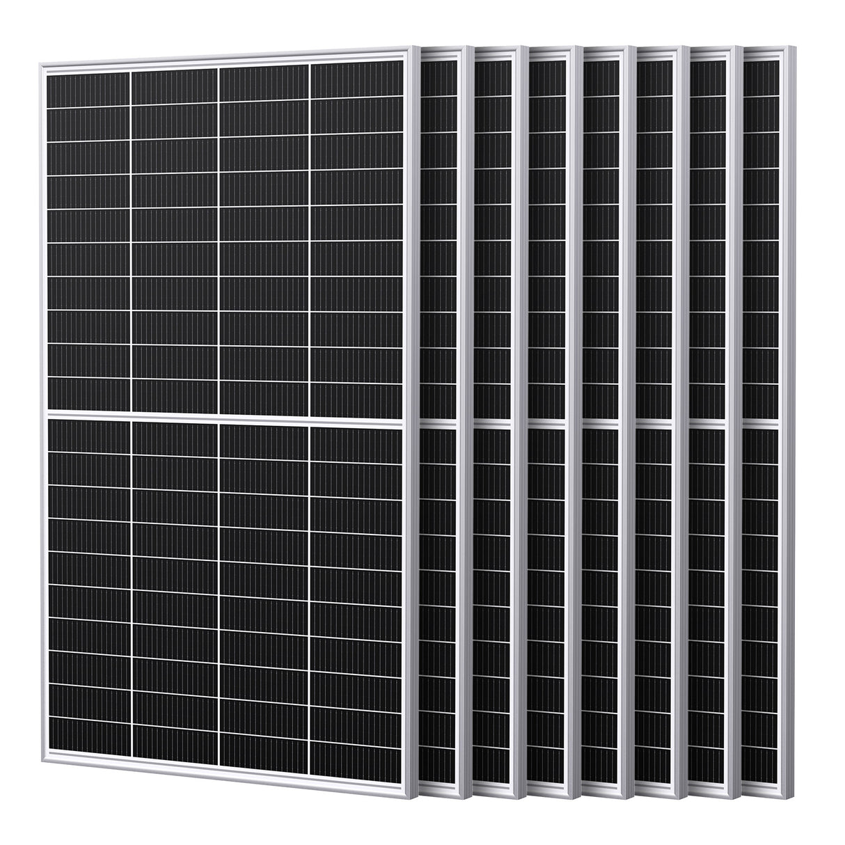 200W N-Type Anti-Shading Bifacial Solar Panel – Silver Frame
