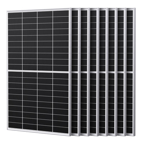 200W N-Type Bifacial Solar Panel – Silver Frame