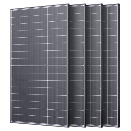 450W N-Type Bifacial Solar Panel - White Glass