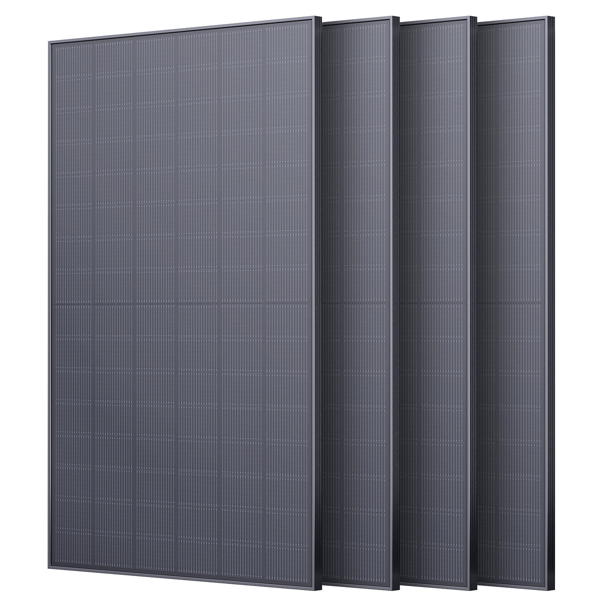 450W N-Type Bifacial Solar Panel - Black Glass