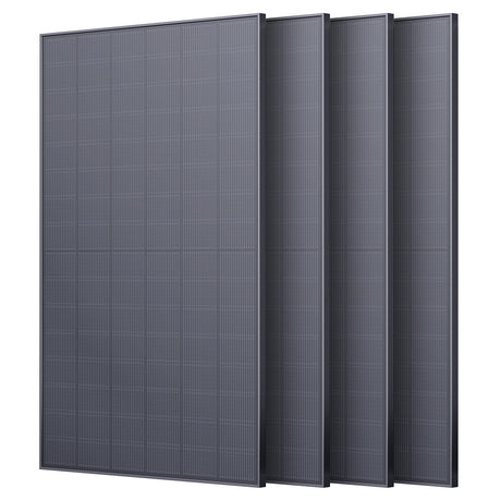 450W N-Type Bifacial Solar Panel - Black Glass
