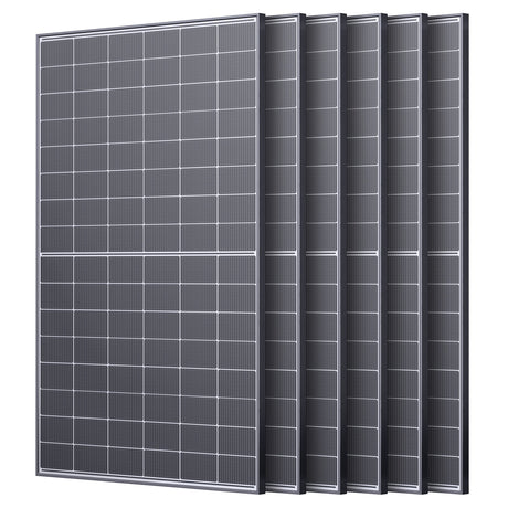 450W N-Type Bifacial Solar Panel - White Glass