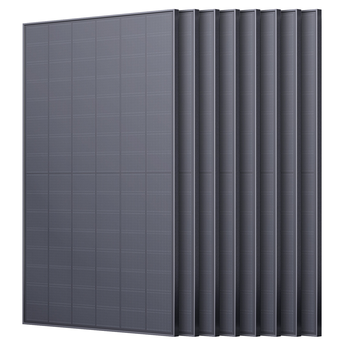 450W N-Type Bifacial Solar Panel - Black Glass