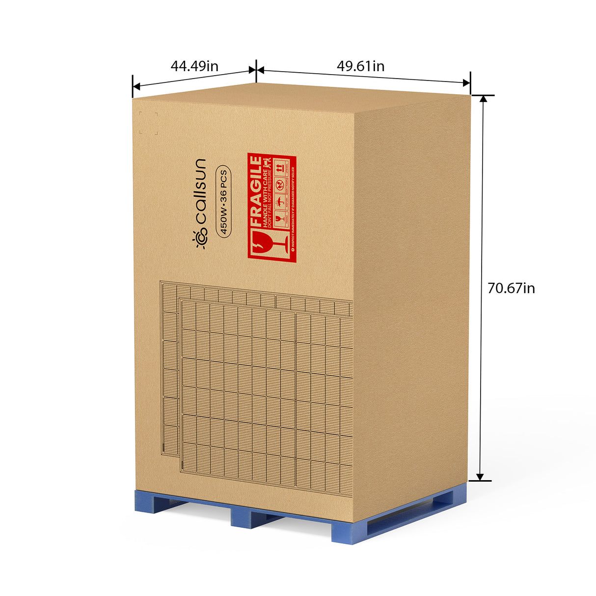 450W N-Type Bifacial Solar Panel - Black Glass