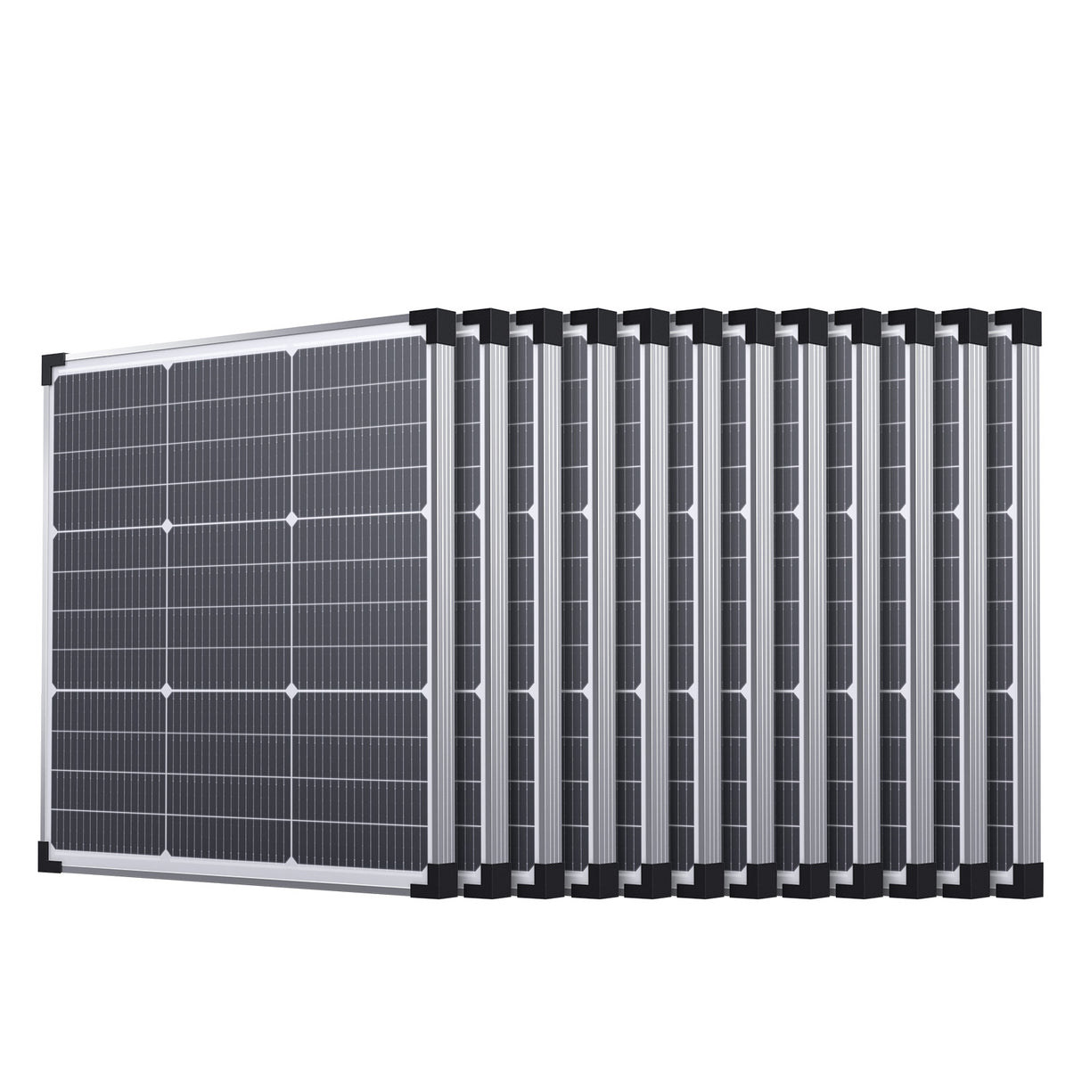 50W N-Type Solar Panel – Silver Frame