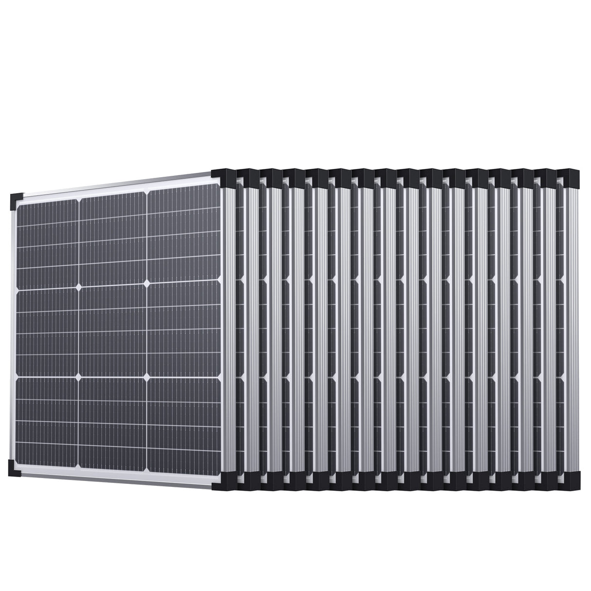 50W N-Type Solar Panel – Silver Frame