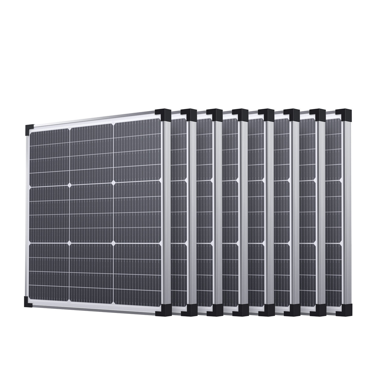 50W N-Type Solar Panel – Silver Frame